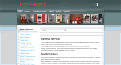 Desktop Screenshot of intermont.hr